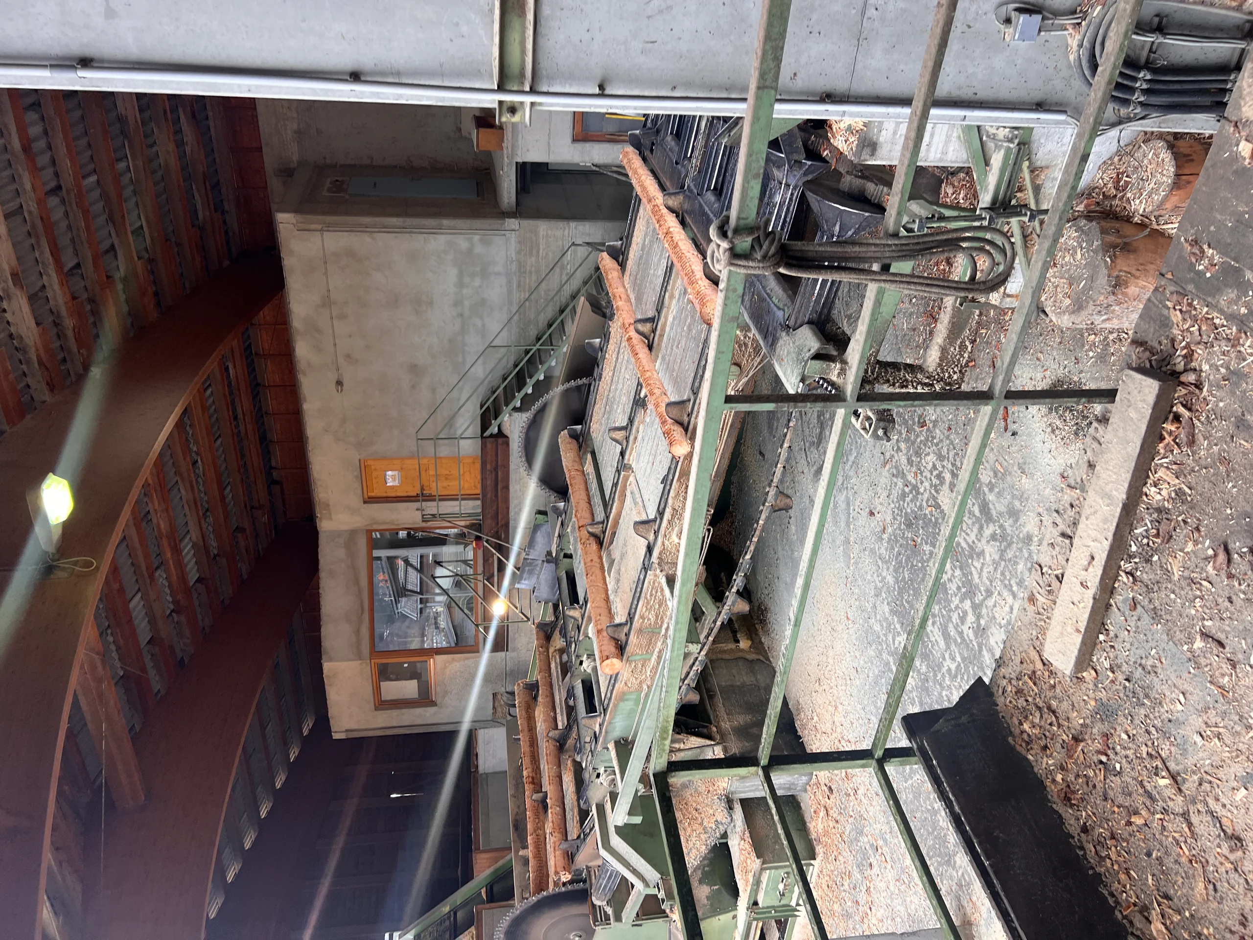 Rundholz Sortieranlage mit Entrindung - Bild 9